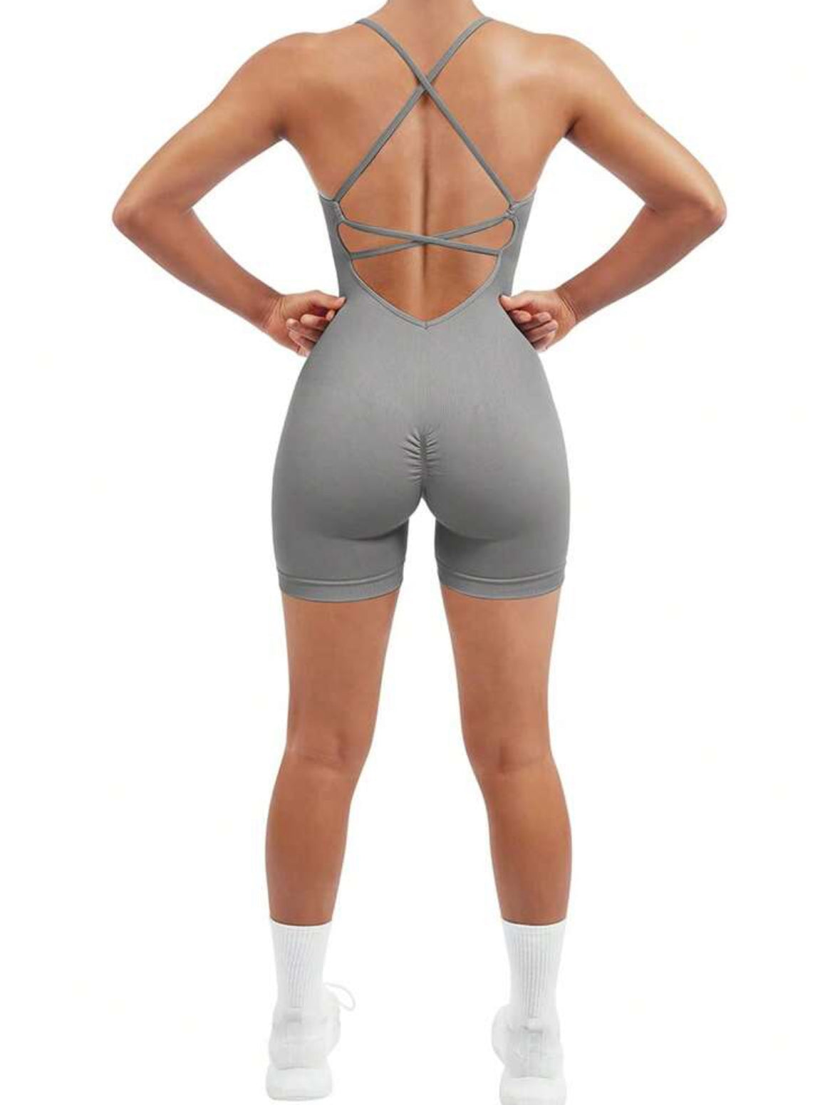 Enterizo Short Push Up, Sin costuras, Premium