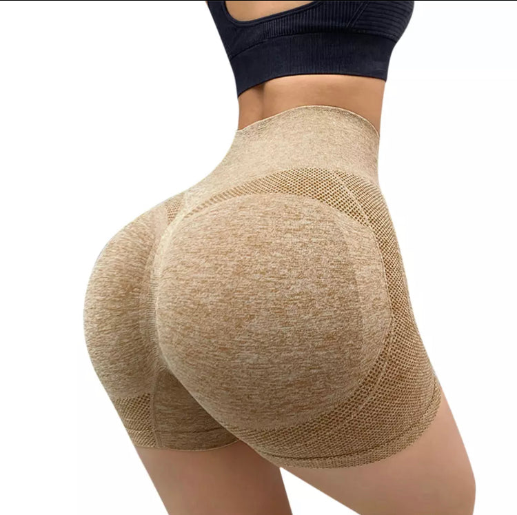 Short push up , sin costuras , tono liso,