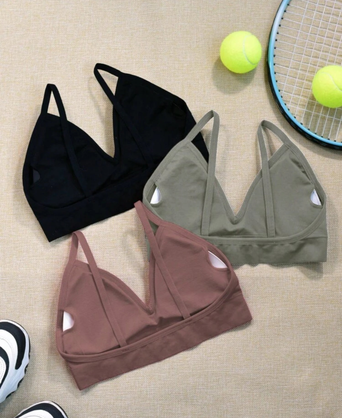 Top deportivo, sin costuras, Tono liso, Básico , JMsports