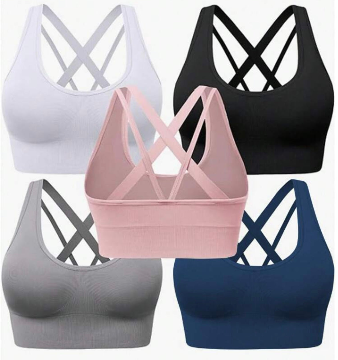 Top deportivo, sin costuras, liso , JMsports