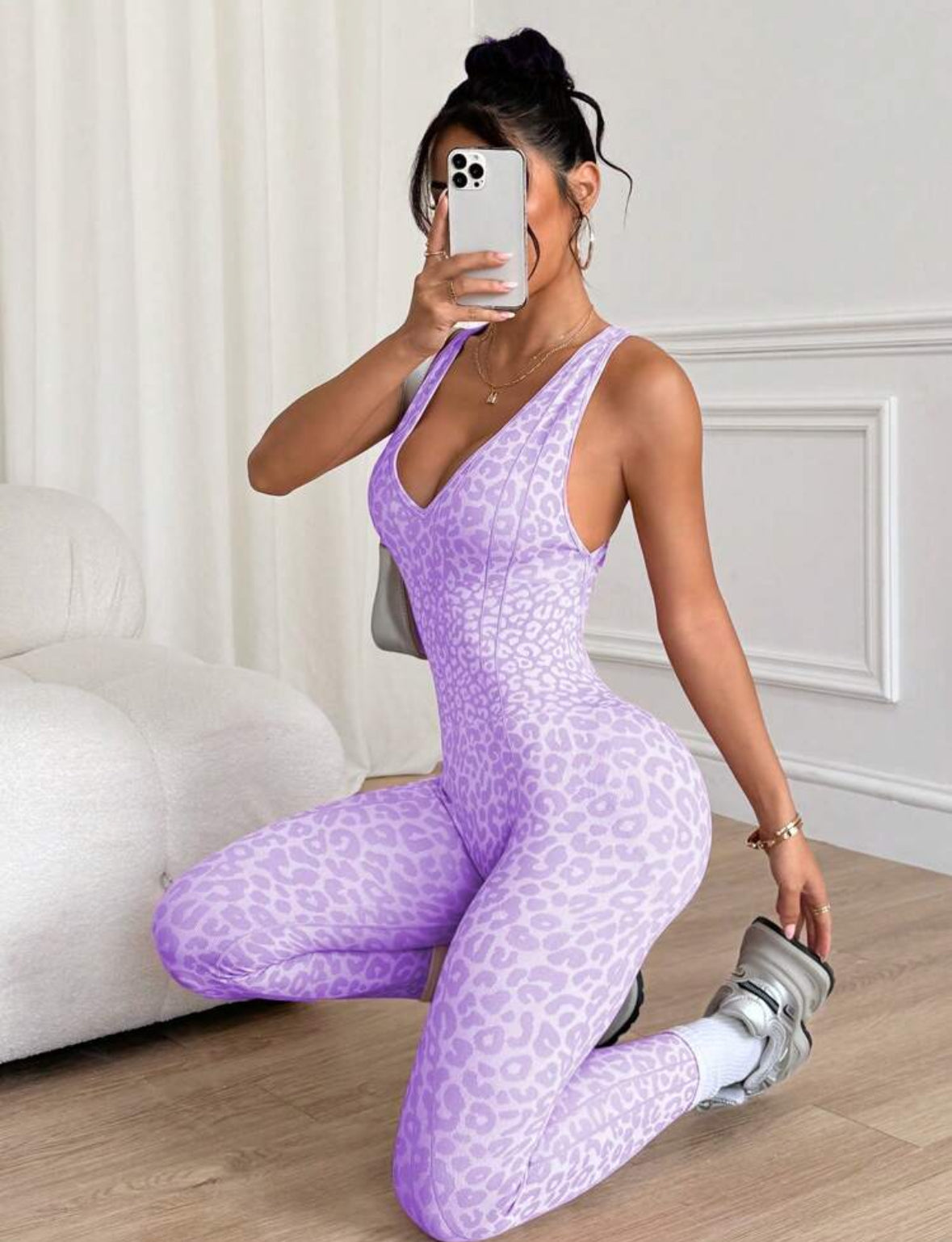 ‘Enterizo Push Up, Sin costuras, Animal print