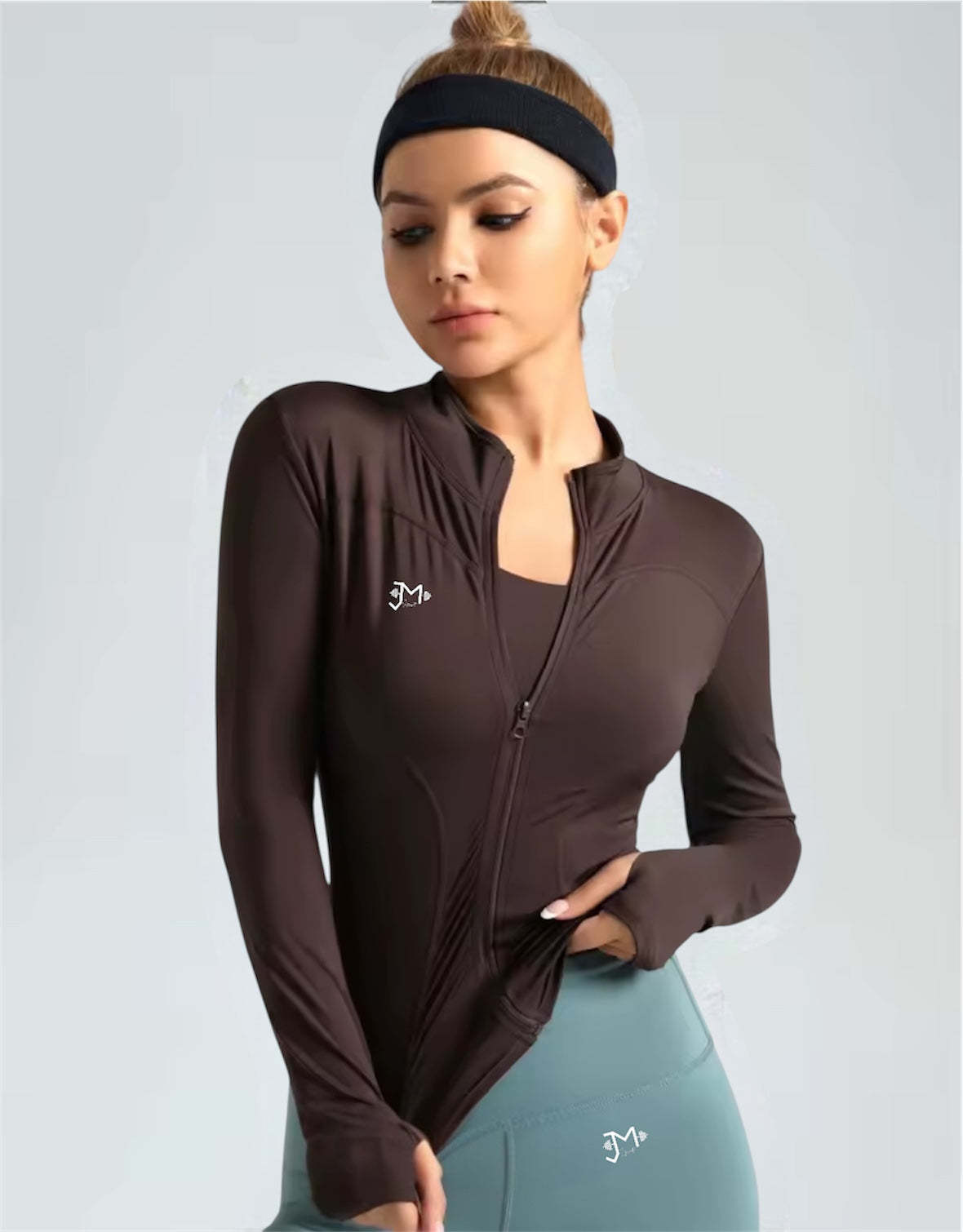 Chaqueta deportiva para mujer de manga larga, JMsports