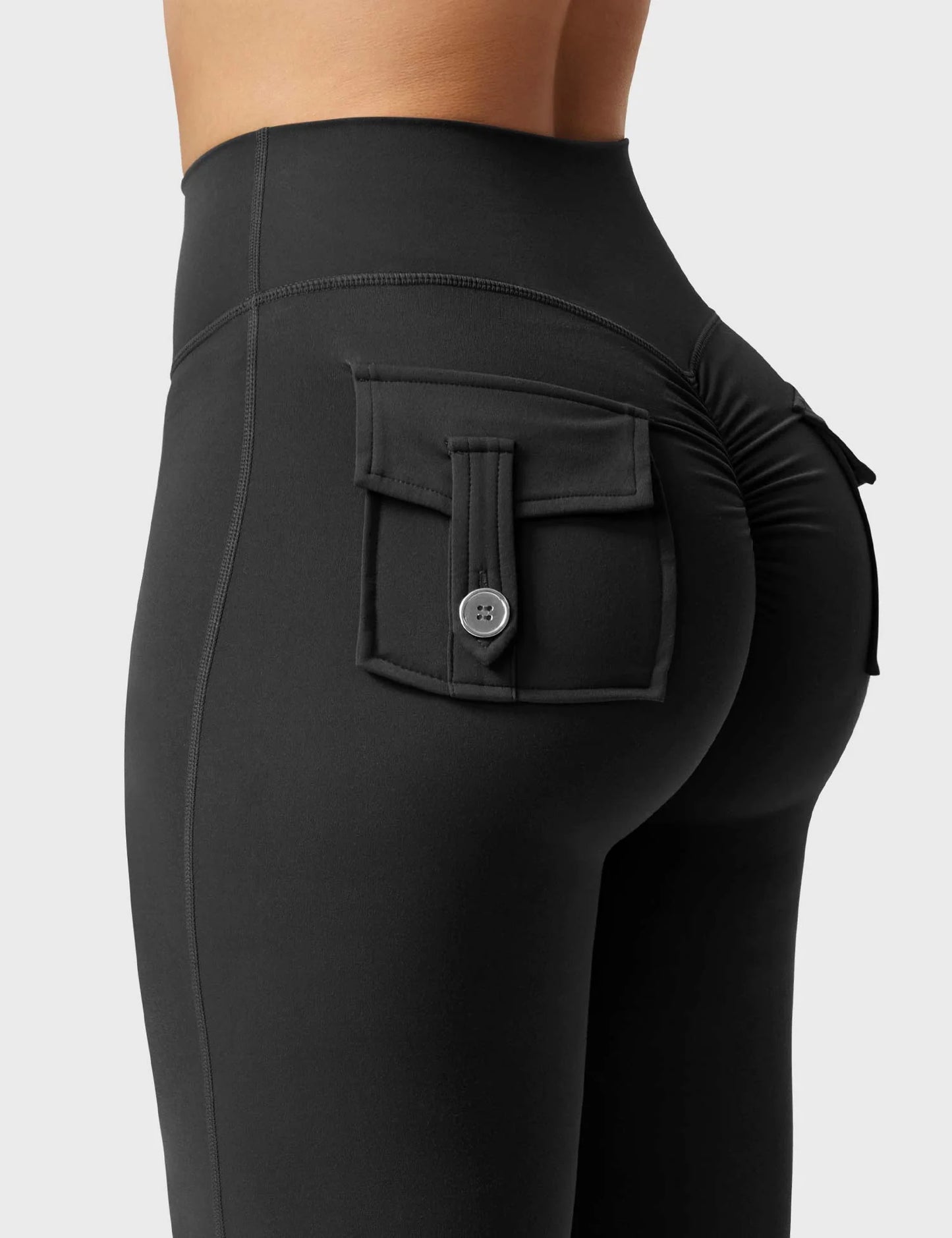 Leggings acampanados con bolsillos JMsports