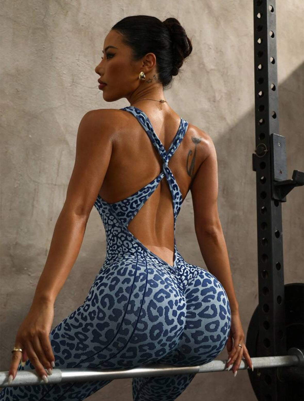 ‘Enterizo Push Up, Sin costuras, Animal print