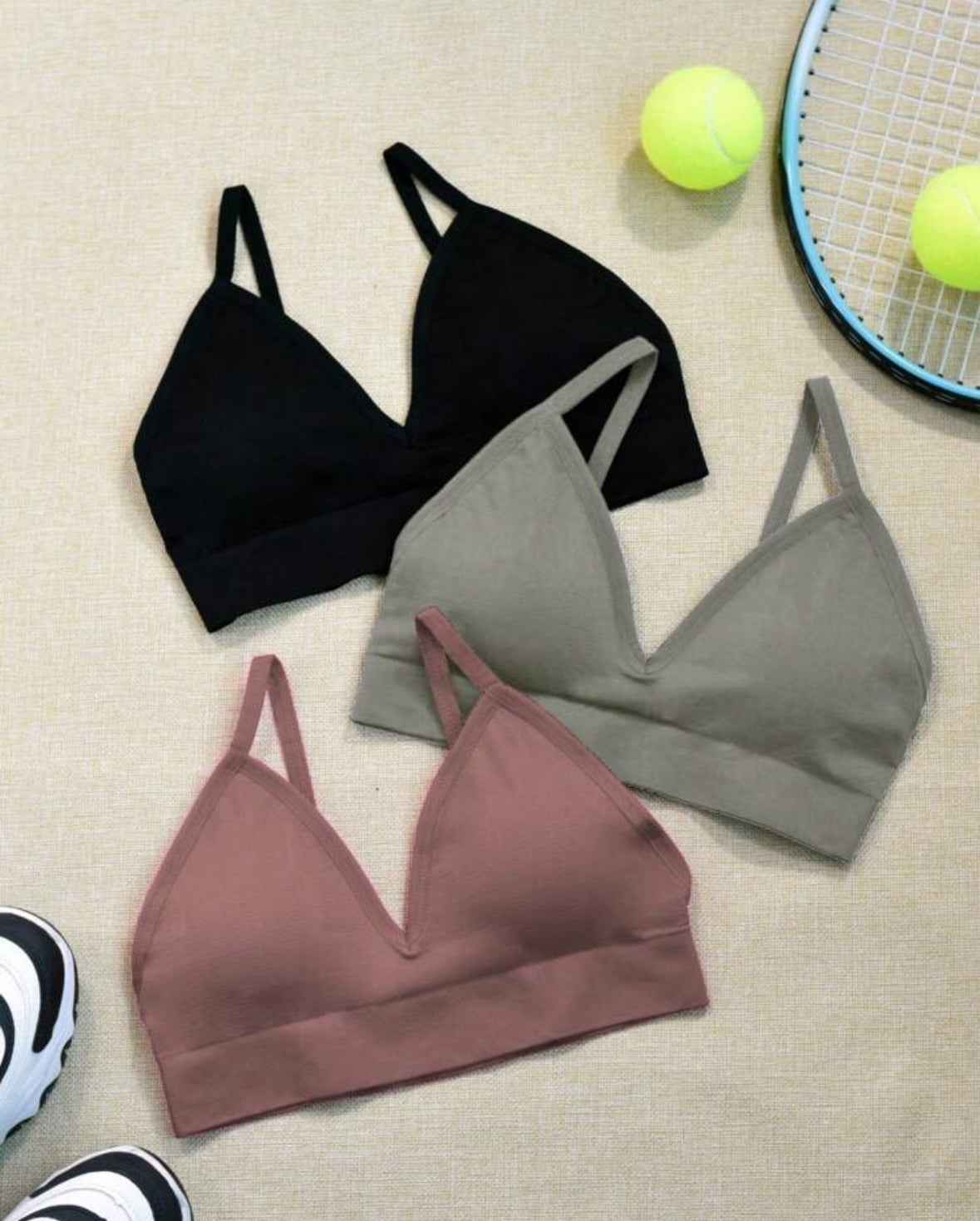 Top deportivo, sin costuras, Tono liso, Básico , JMsports