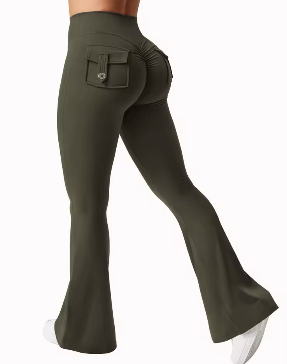 Leggings acampanados con bolsillos JMsports