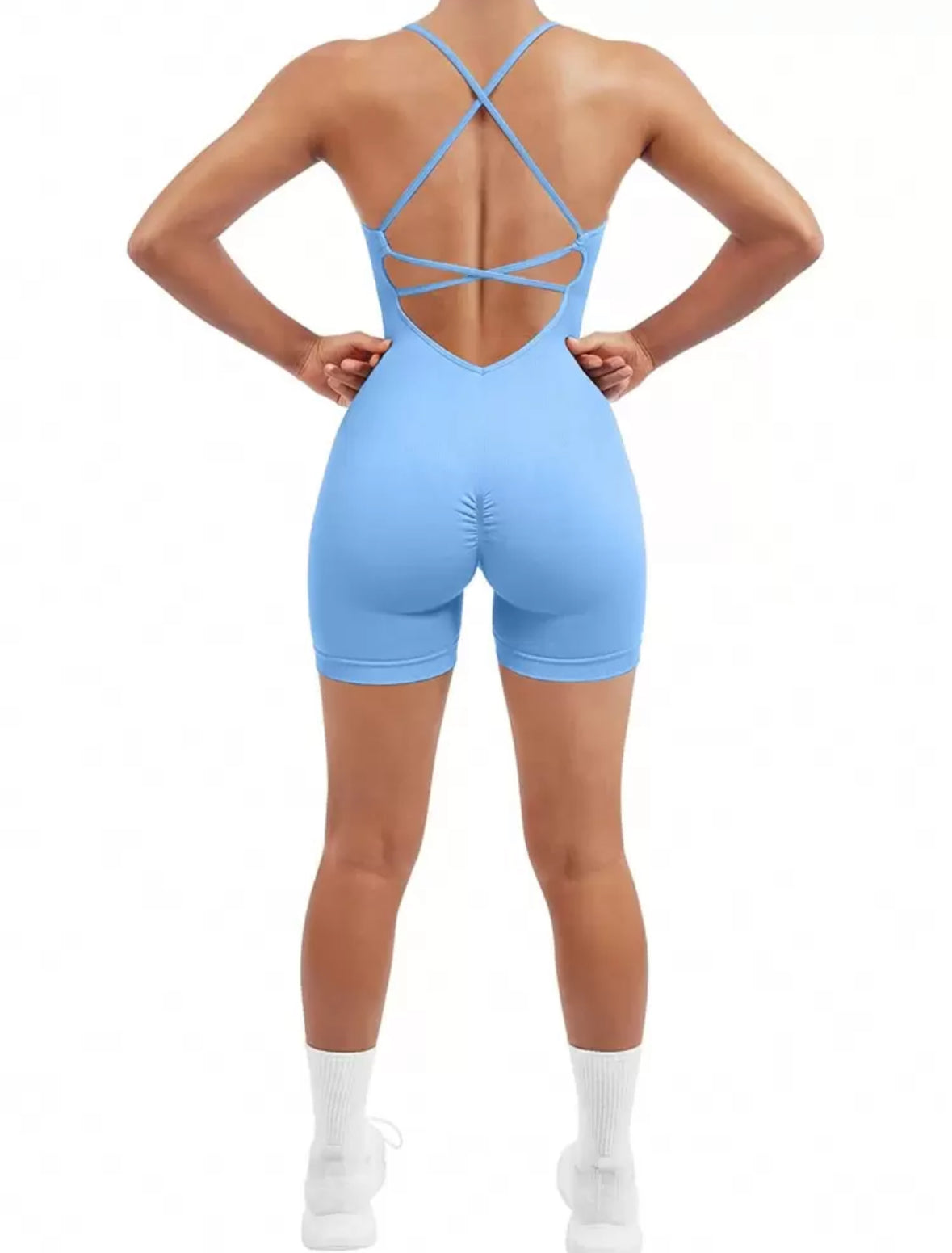 Enterizo Short Push Up, Sin costuras, Premium