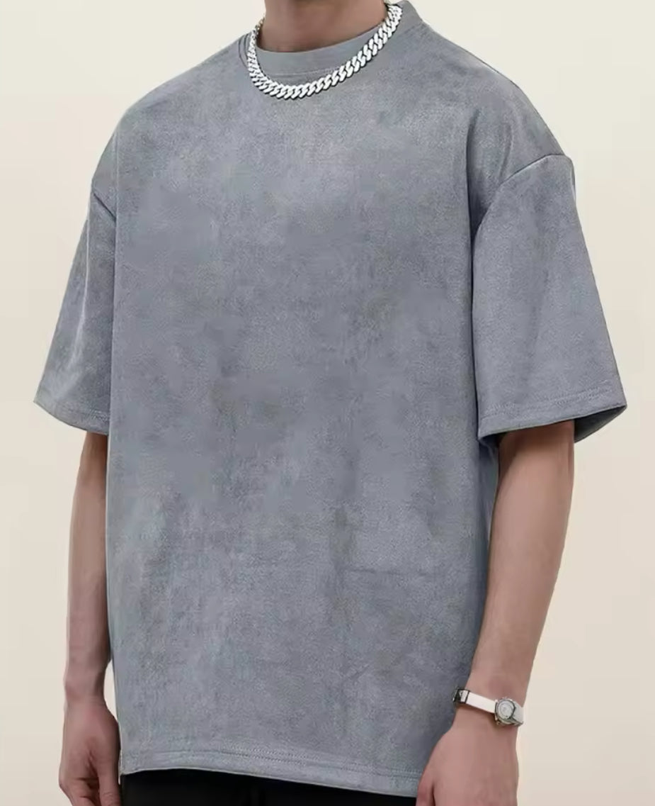 Playera Oversize, acabado aterciopelo