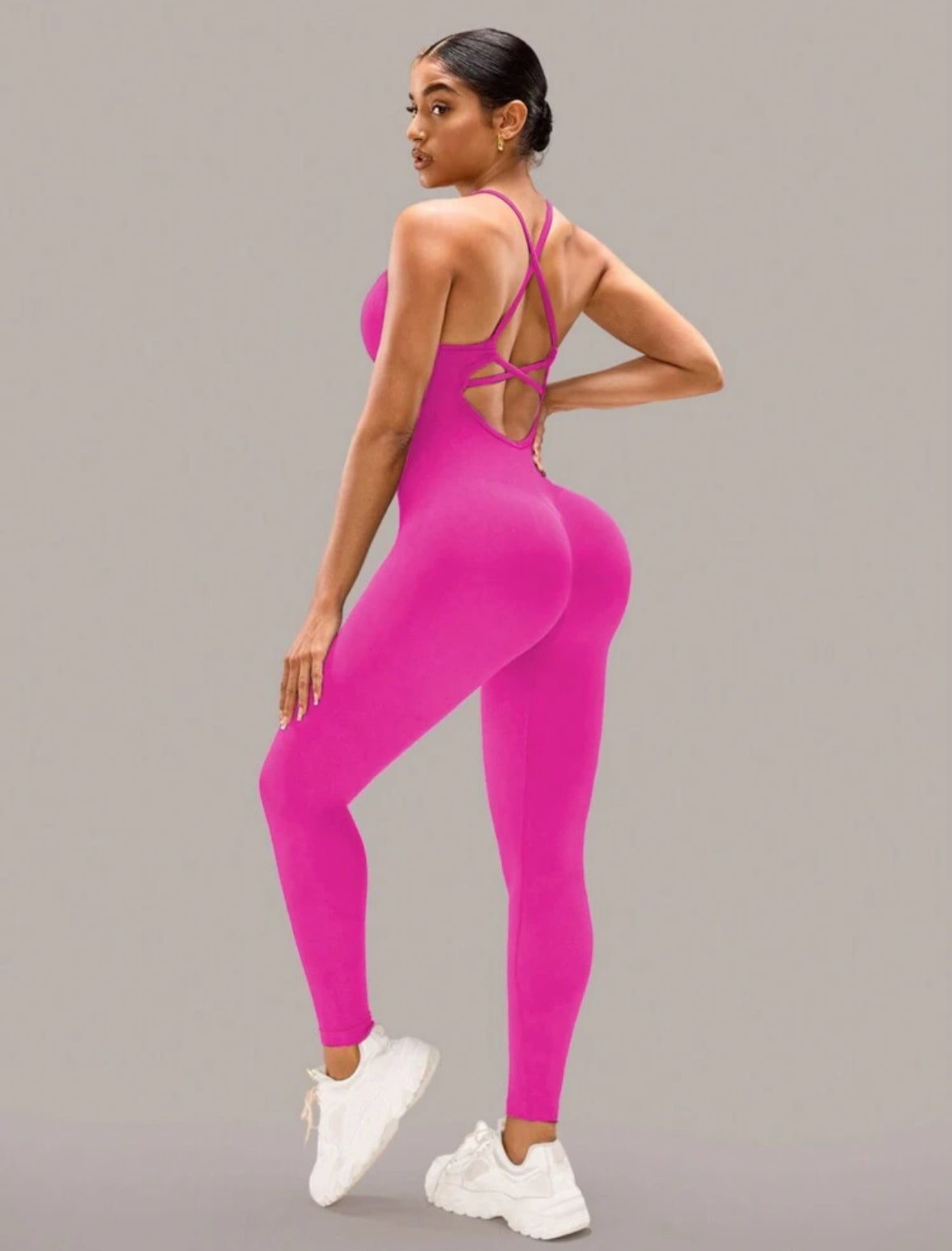 Enterizo Push Up, con tirantes, Sin costuras, Premium
