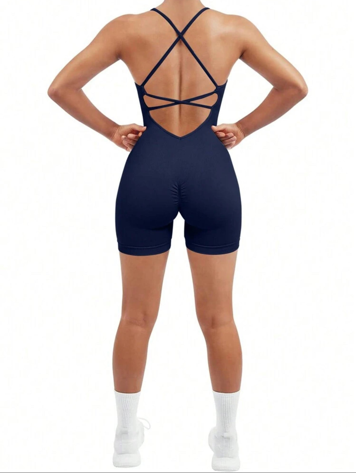 Enterizo Short Push Up, Sin costuras, Premium