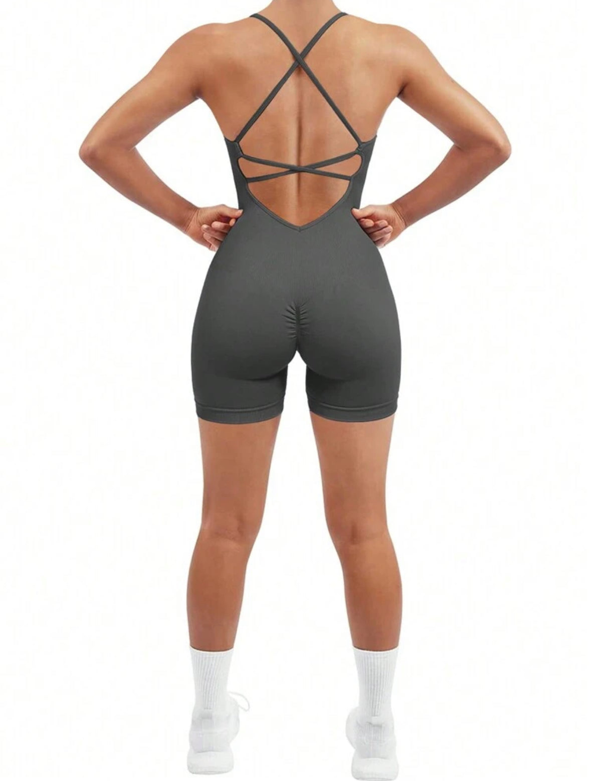 Enterizo Short Push Up, Sin costuras, Premium