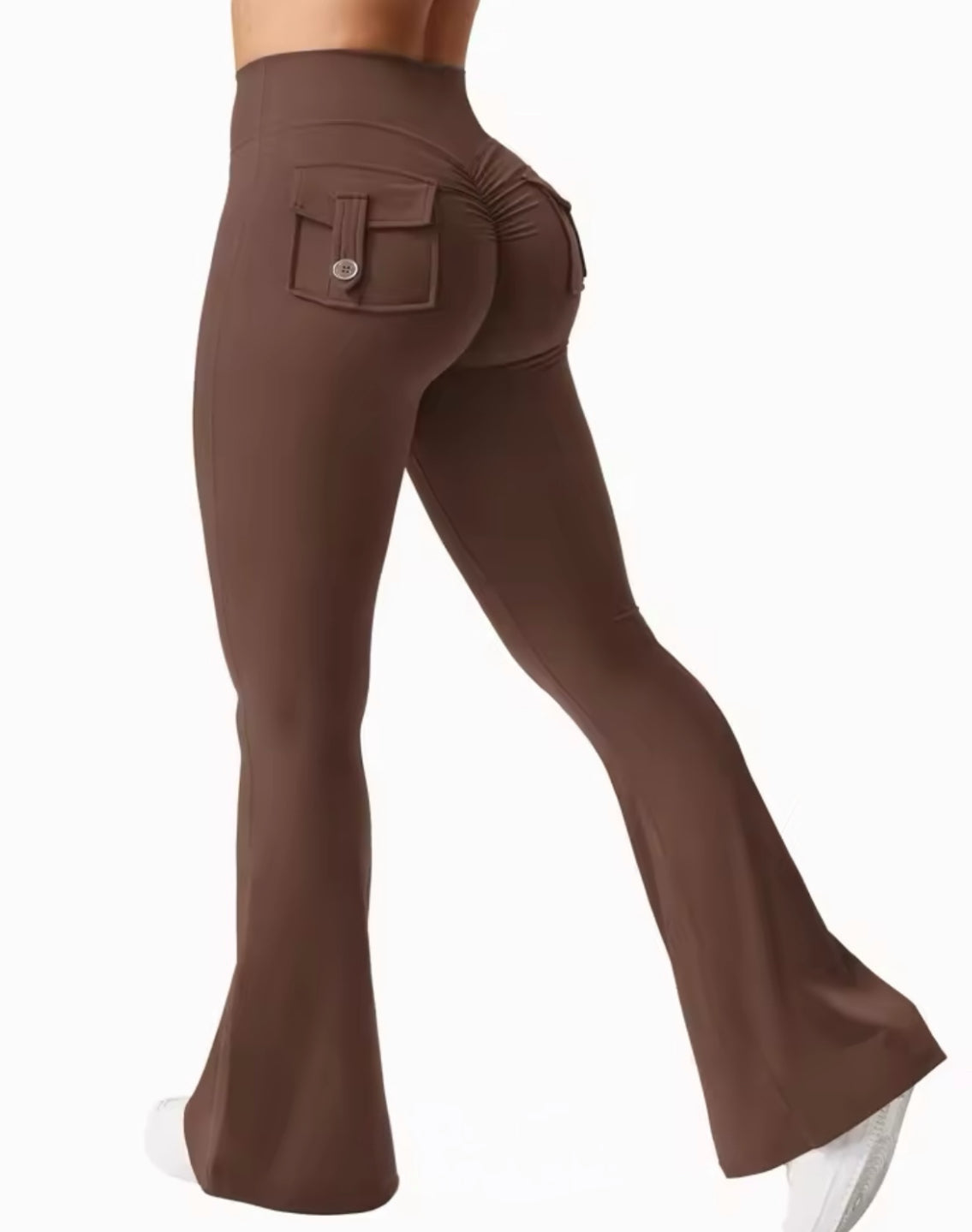 Leggings acampanados con bolsillos JMsports