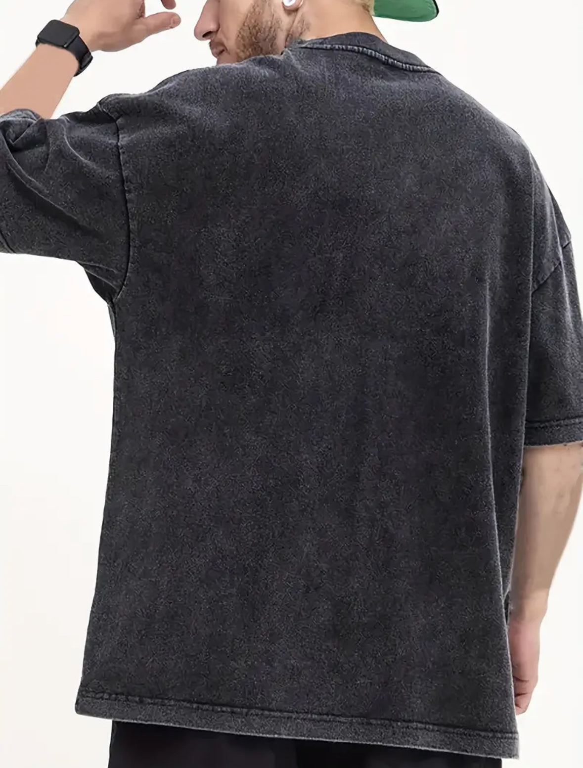 Playera Oversize Acid Wash 230 grs, 100% algodón