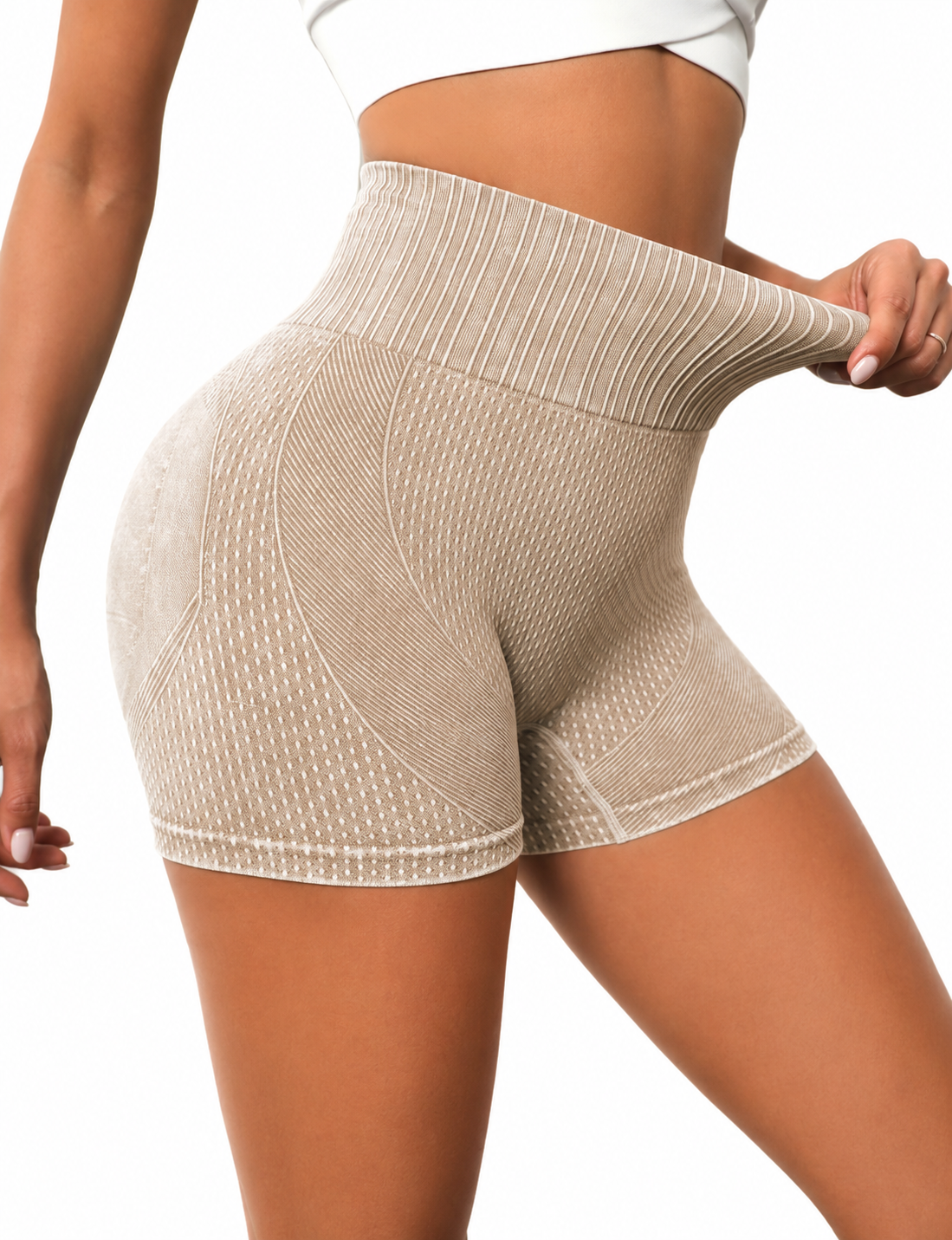 Short Push Up Seamless Efecto Mezclilla deslavado