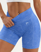Short Push Up, Acid Wash, Sin costuras, Premium