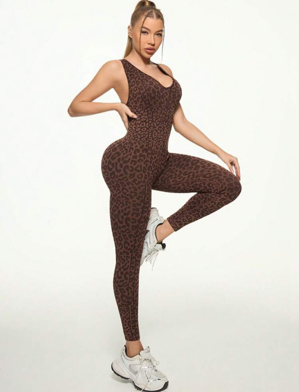 ‘Enterizo Push Up, Sin costuras, Animal print