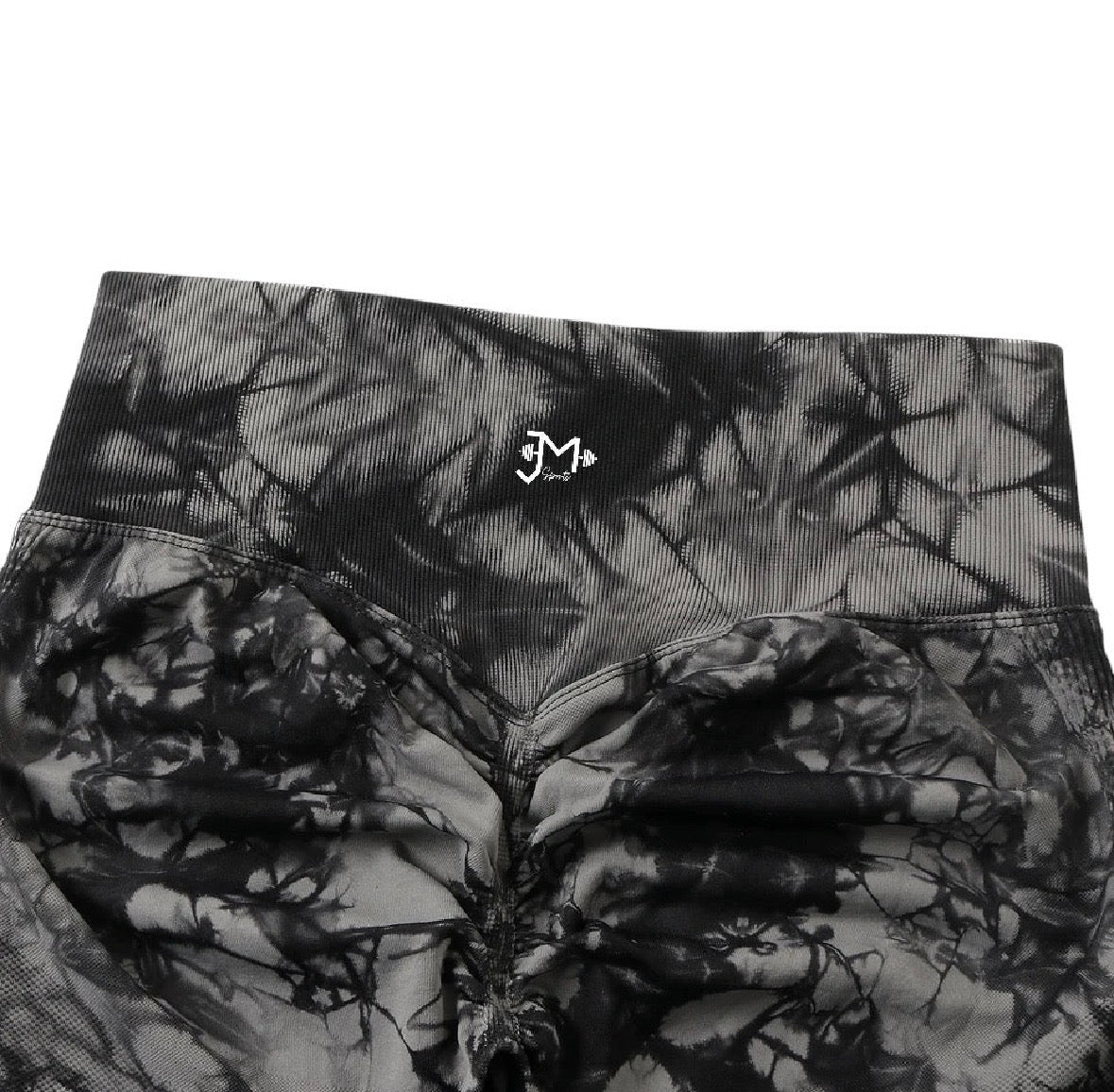 Leggin Push Up, Tie Dye, Gris oscuro, Premium.