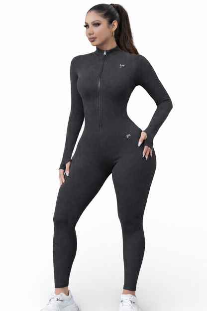 Enterizo Push Up, Sin costuras, Manga larga, Premium