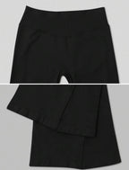Leggings Push Up Premium Acampanado – Moldeadores, Tono Liso, Sin costuras