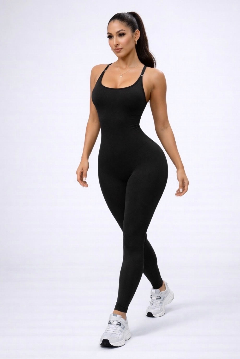 Enterizo Push Up, con tirantes, Sin costuras, Premium