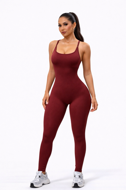 Enterizo Push Up, con tirantes, Sin costuras, Premium