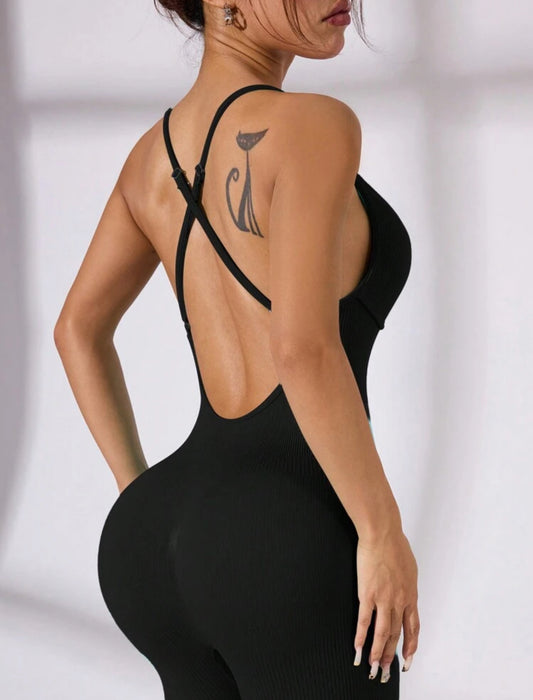 Enterizo Push Up, Sin costuras, Acanalado, Premium