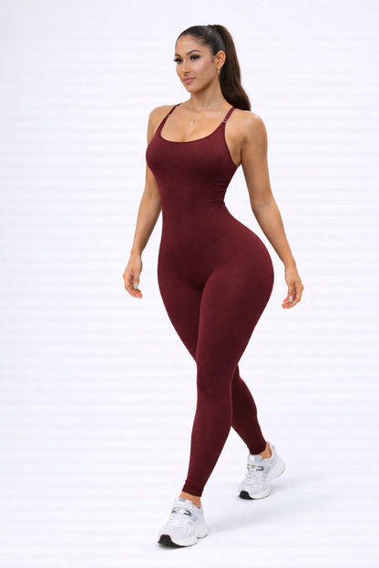 Enterizo Push Up, con tirantes, Sin costuras, Premium