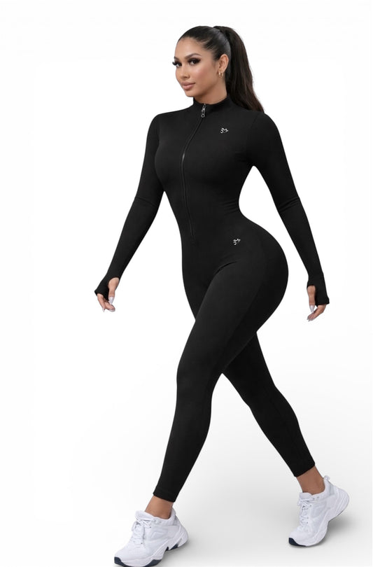 Enterizo Push Up, Sin costuras, Manga larga, Premium