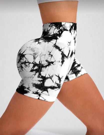 Short Push Up, Sin costuras, Tie Dye