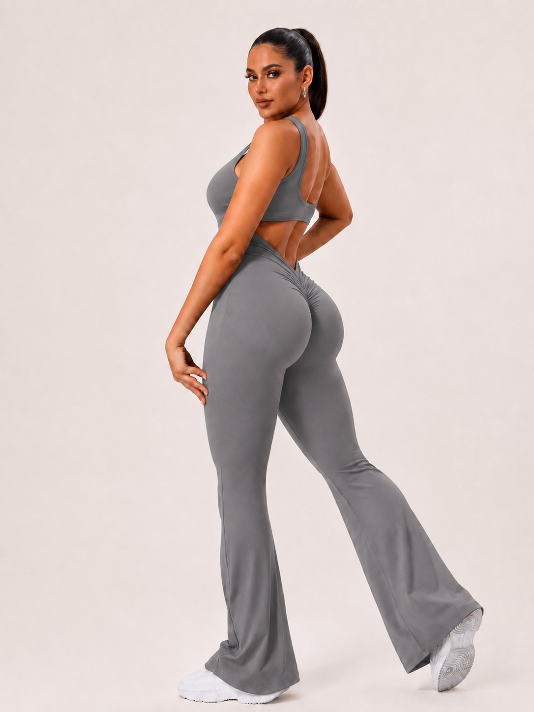 Enterizo Seamless Push Up Acampanado