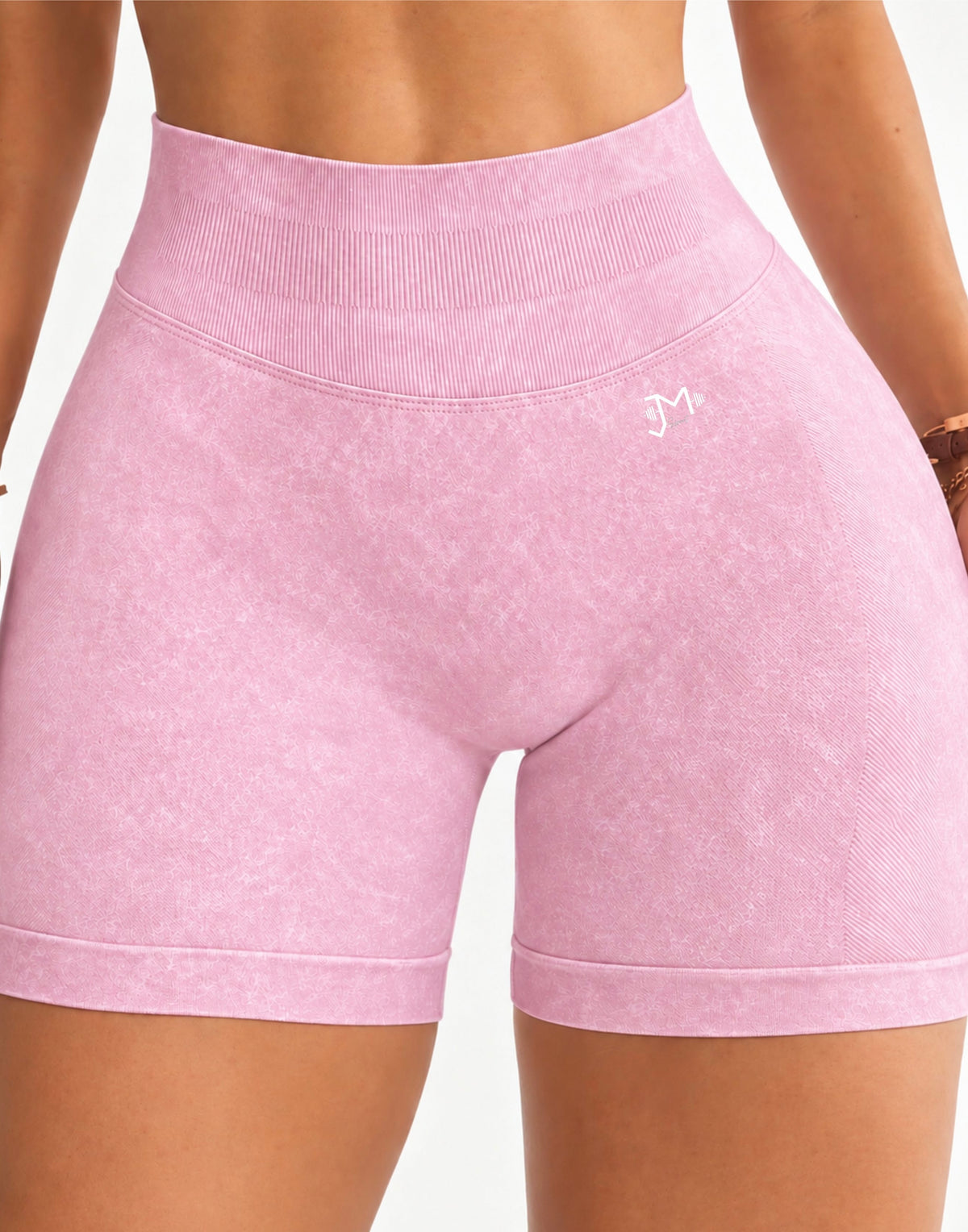 Short Push Up, Acid Wash, Sin costuras, Premium