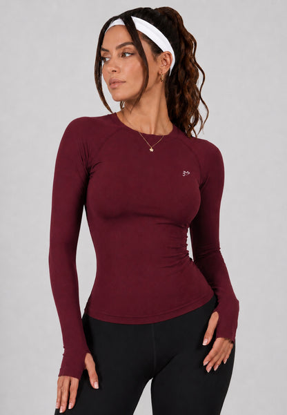 Playera Deportiva Manga Larga | Compresión, Sin Costuras y Stretch 4-Way