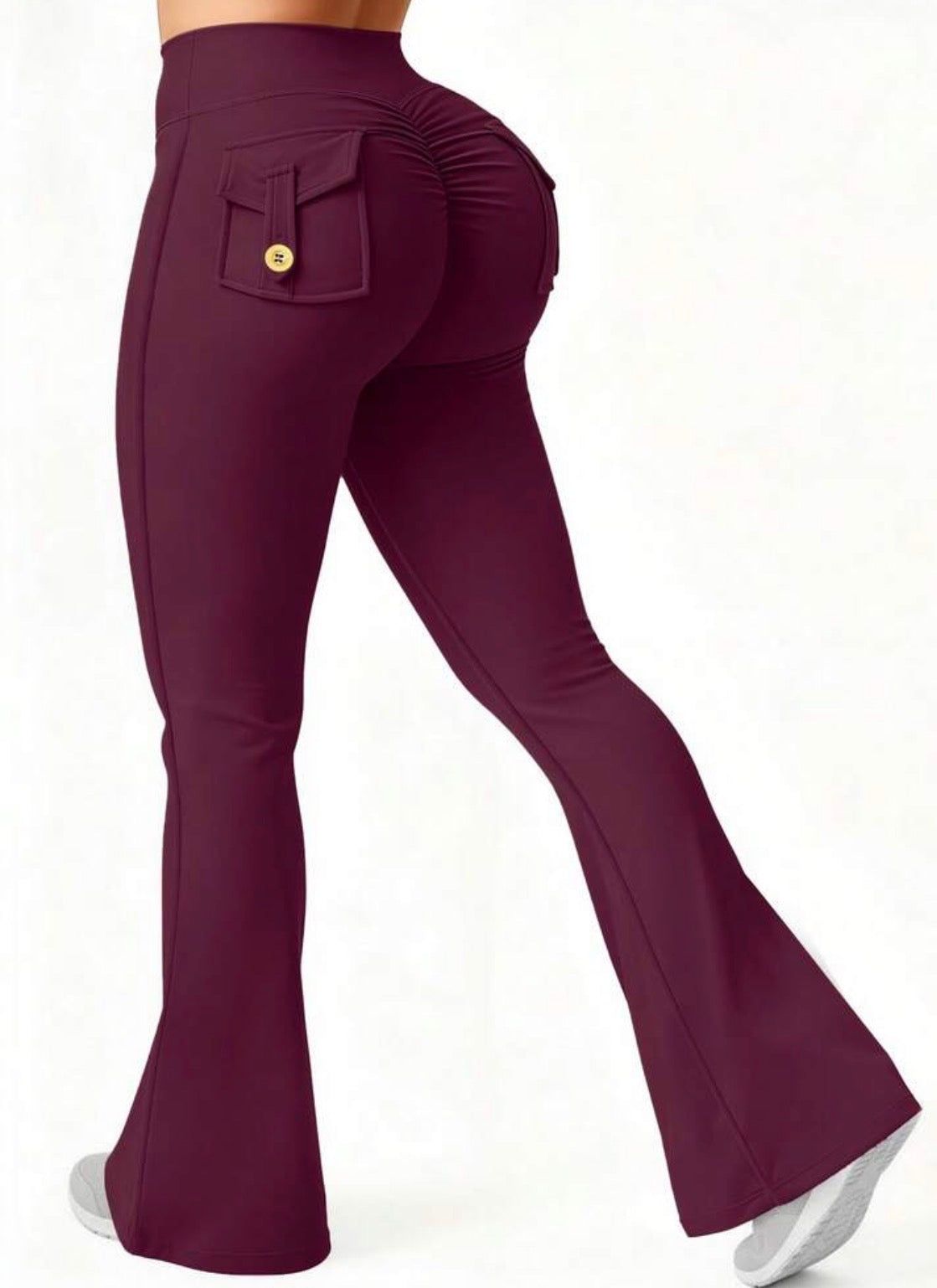Leggings acampanados con bolsillos JMsports