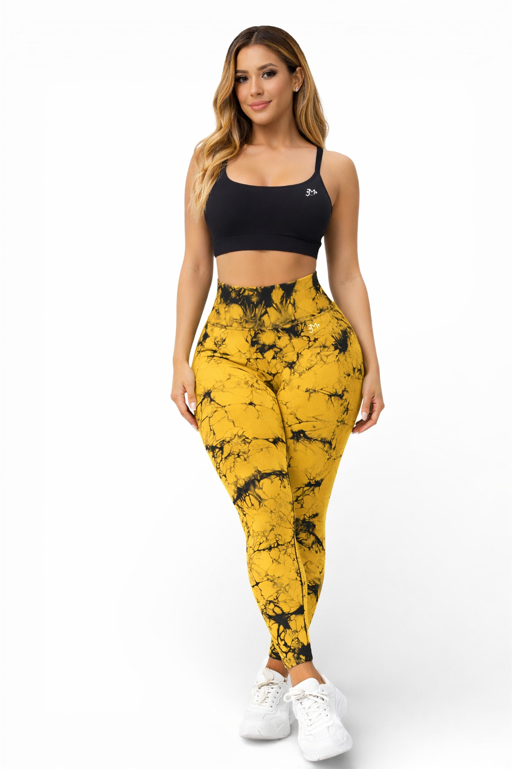 Leggins Mostaza, Push Up, Sin costuras, Tie Dye