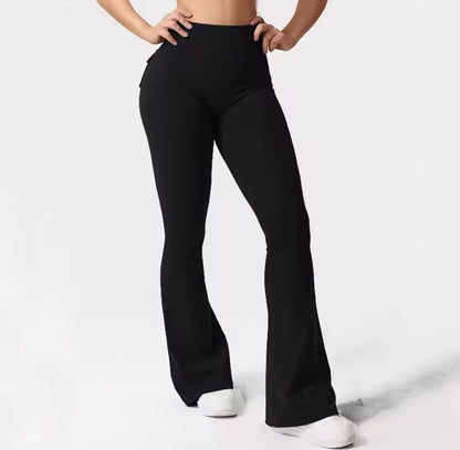 Leggings acampanados con bolsillos JMsports