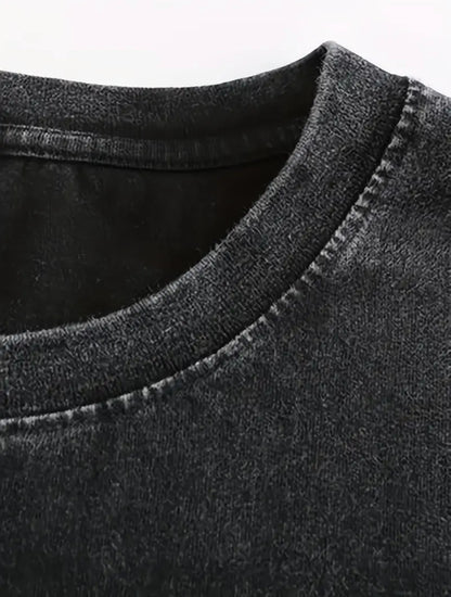 Playera Oversize Acid Wash 230 grs, 100% algodón