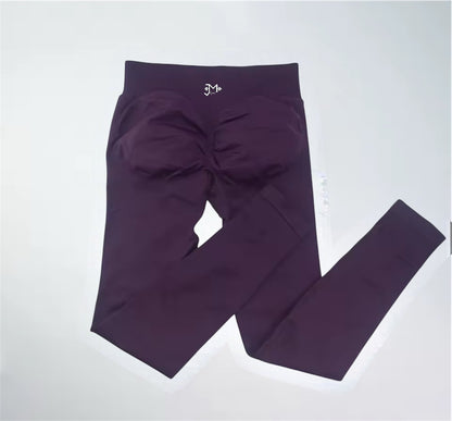 Leggings Push Up Premium – Moldeadores, Tono Liso, Sin costuras