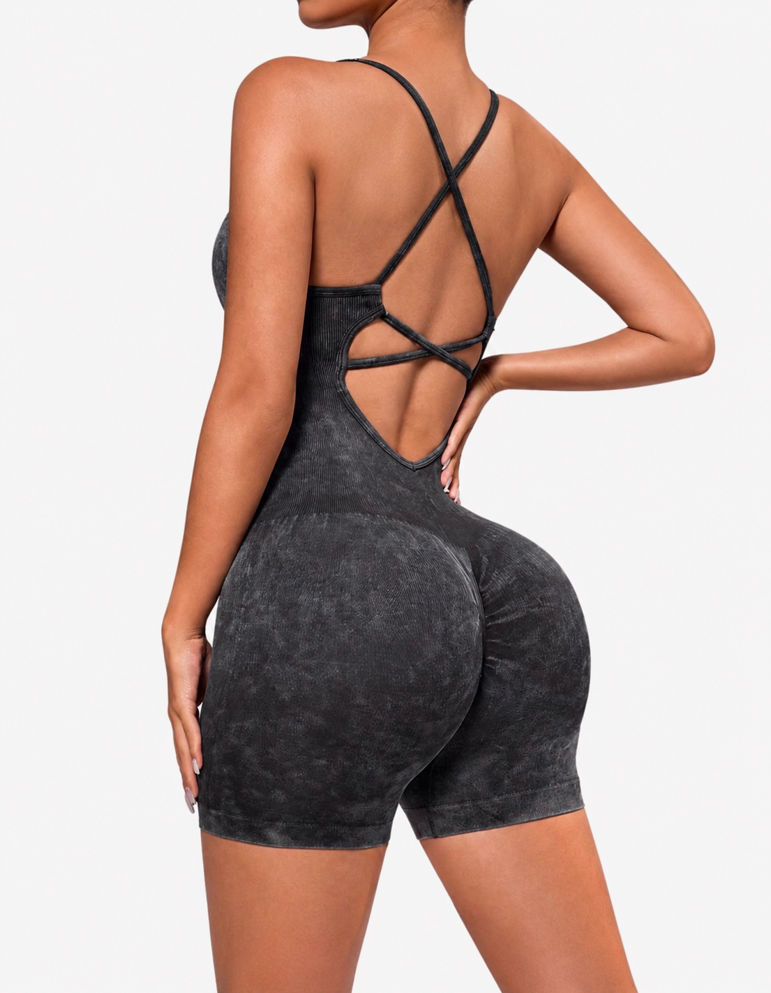Enterizo Short Push Up, Sin costuras, Premium