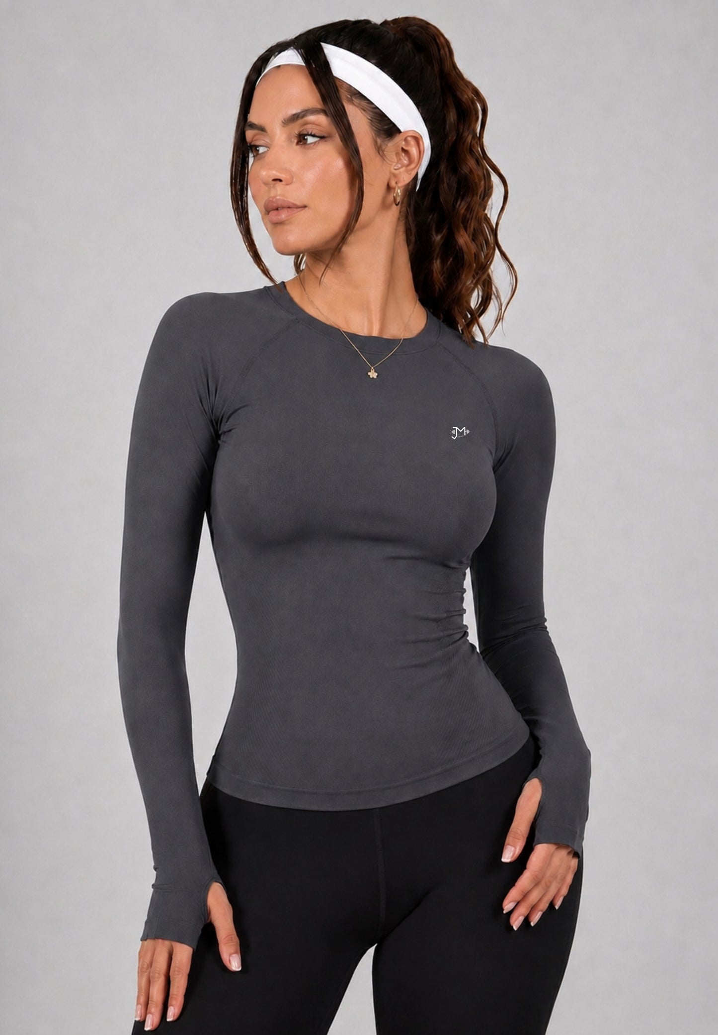 Playera Deportiva Manga Larga | Compresión, Sin Costuras y Stretch 4-Way