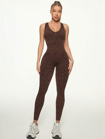 ‘Enterizo Push Up, Sin costuras, Animal print