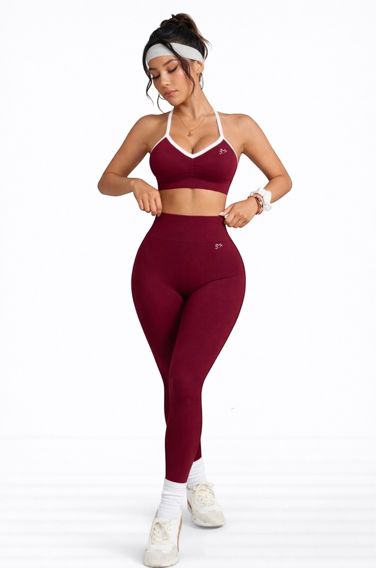 Conjunto Push Up, Top y Leggins Sin costuras, Premium