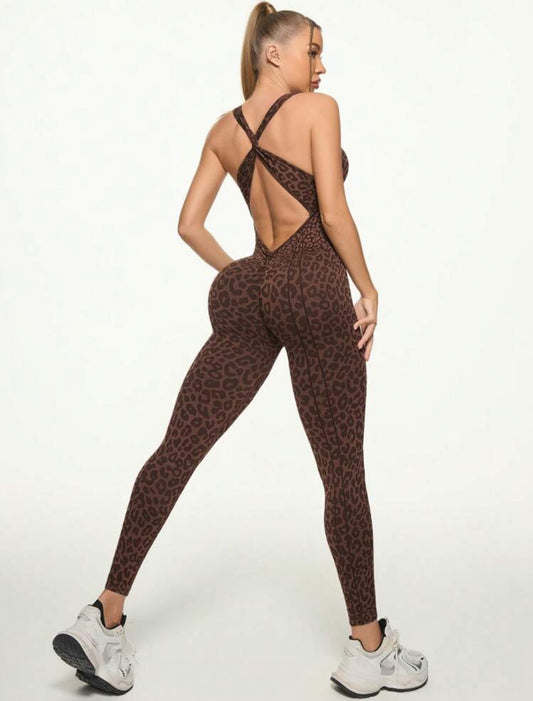 ‘Enterizo Push Up, Sin costuras, Animal print