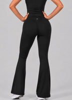 Leggings Push Up Premium Acampanado – Moldeadores, Tono Liso, Sin costuras
