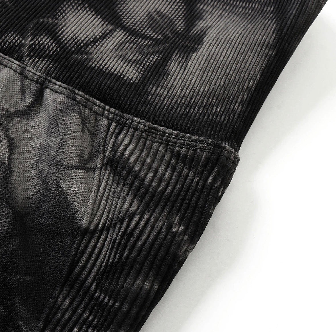 Leggin Push Up, Tie Dye, Gris oscuro, Premium.