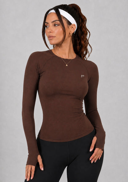 Playera Deportiva Manga Larga | Compresión, Sin Costuras y Stretch 4-Way