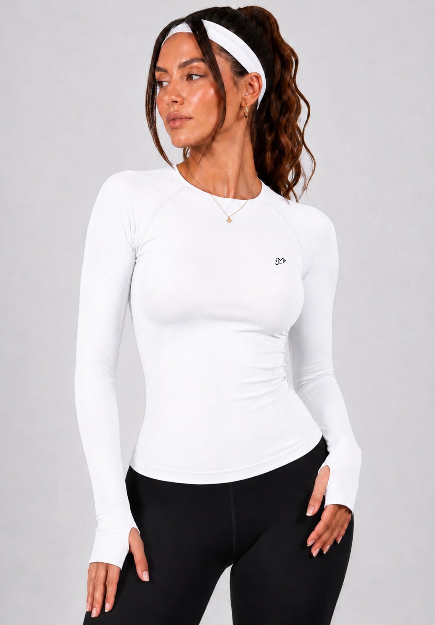 Playera Deportiva Manga Larga | Compresión, Sin Costuras y Stretch 4-Way