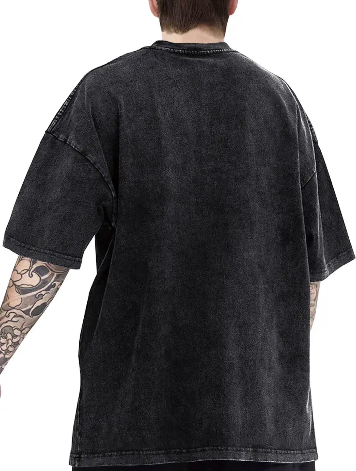 Playera Oversize Acid Wash 230 grs, 100% algodón