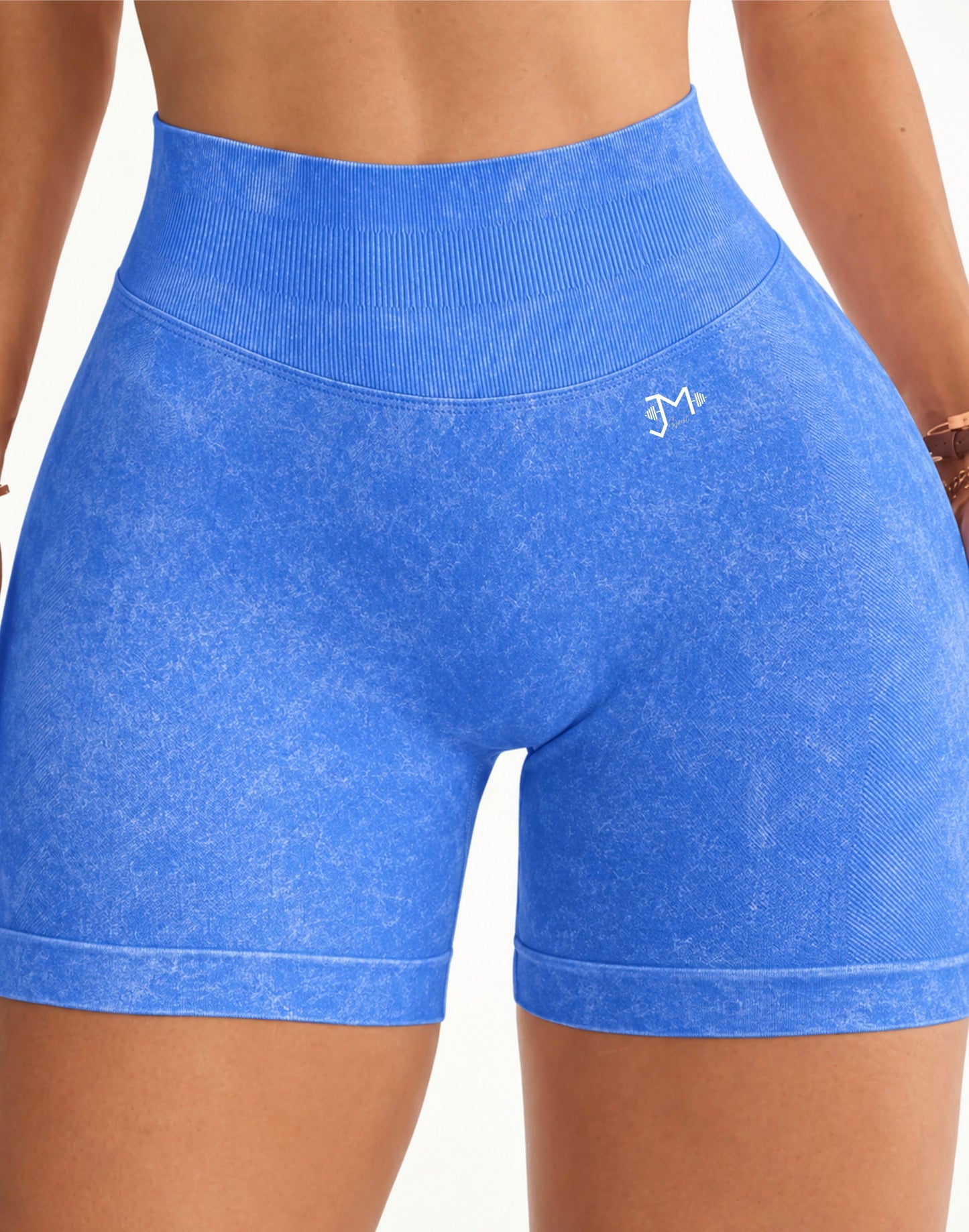 Short Push Up, Acid Wash, Sin costuras, Premium