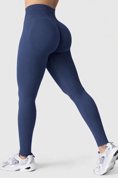 Leggings Push Up Premium – Moldeadores, Tono Liso, Sin costuras