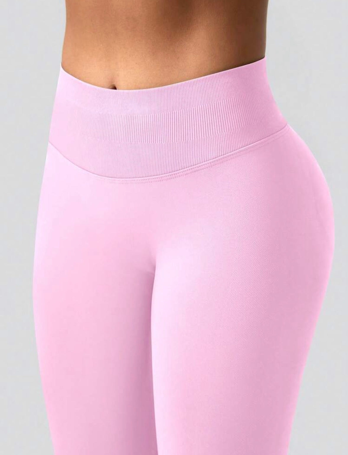 Leggings Push Up Premium Acampanado – Moldeadores, Tono Liso, Sin costuras